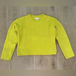 Yellow Crew Neck Sweater